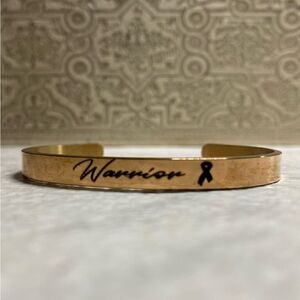 𝅺WARRIOR Rose Gold Bracelet NWOT